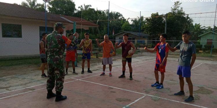 Memotivasi Generasi Muda Personel Kodim 0208/Asahan Himbau Tentang Pentingnya Berolahraga