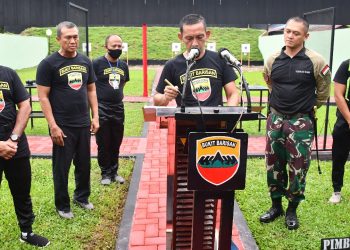Pangdam I Bukit Barisan Resmikan Lapangan Tembak Pistol Yonkav 6/NK