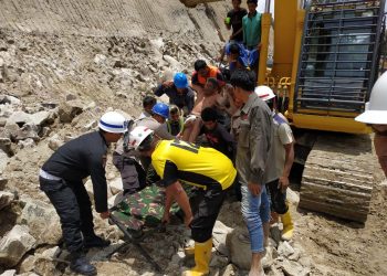 Yapet Sinaga Tewas Tertimbun Longsor di PLTM Parmonangan