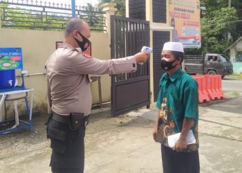 Masuk Mako Polres Madina Wajib Pake Masker Dan Patuhi Protokol Kesehatan Covid-19 Yang Dikeluarkan oleh Pemerintah