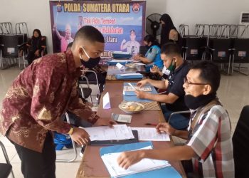 18 Calon Bintara Polri Seleksi Administrasi di Polres Sibolga