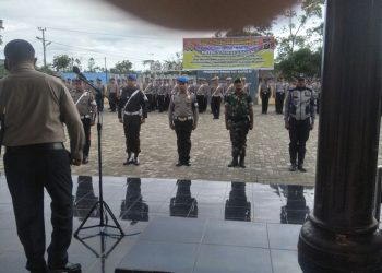 Polres Simalungun Gelar Apel Patuh Toba 2018