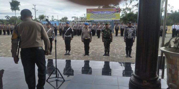 Polres Simalungun Gelar Apel Patuh Toba 2018