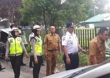 Polsek Medan Baru Tertibkan Pedagang dan Pengendara yang Parkir Sembarangan