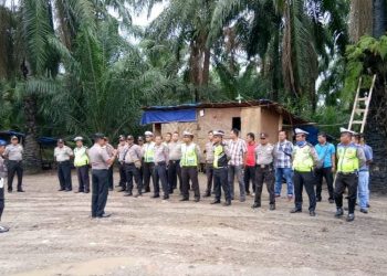 Grebek Gudang CPO, Polsek Torgamba Amankan Puluhan Jerigen