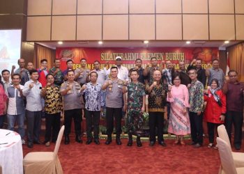 Kapolrestabes Medan Hadiri Silaturahmi Elemen Buruh dengan  Forkomimda Kota Medan