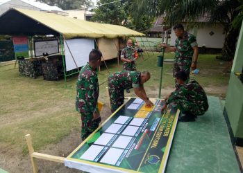 Posko Media Center TMMD Kodim 0207 Simalungun Disiapkan