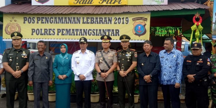 Kapolres dan Forkopimda Siantar Cek Kesiapan Pos Pam Ops Ketupat Toba 2019