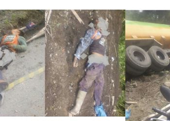 Dua Pekerja Perbaikan Jalan Tewas Ditabrak Mobil Tangki CPO di Sibolangit