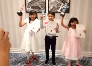 Harumkan Nama Siantar, 7 Siswa Sanggar Musik Grace Menang di De Vier Piano Competition