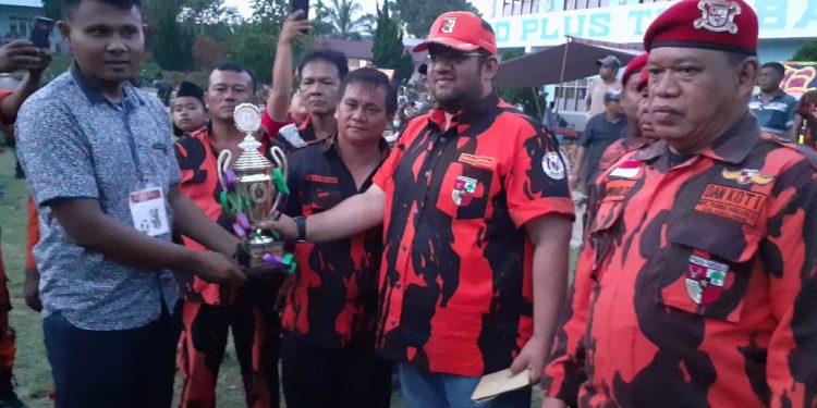 Ketua MPC PP Simalungun, Elkananda Shah Support Turnamen Sepak Bola Pemuda Pancasila Cup
