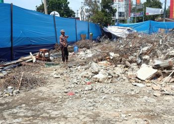 Proyek Peruntuhan Gedung BRI Rantauprapat Dikerjakan "Siluman" Material Dijualbelikan