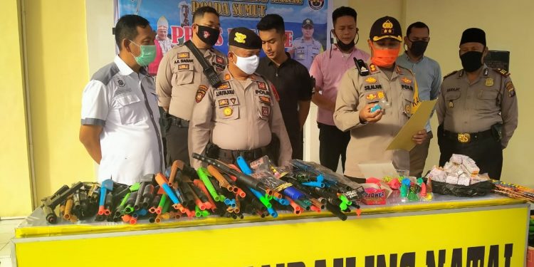 Bahayakan Anak-anak, Polres Madina Amankan Ratusan Pucuk Senjata