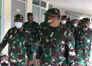 Pangdam I/BB Mayjen TNI Irwansyah Kunjungi Rumah Sakit Khusus Infeksi Covid-19 Pulau Galang
