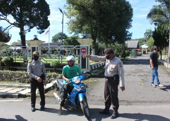 Operasi Ketupat Krakatau 2020, Razia Pengendara Tak Bermasker