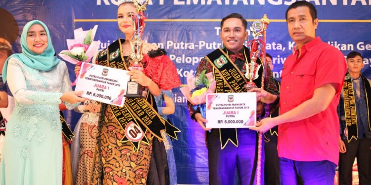 Sefri Putra Lumban Tobing & Pinta Romisa Bella, Pemenang Putra Putri Pariwisata Siantar 2019