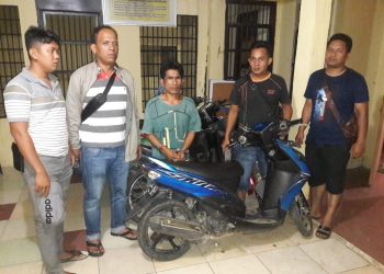 Penadah Ubah Yamaha Mio Curian Merah-Hitam jadi Biru-Hitam, Nomor Polisi pun Dipalsukan
