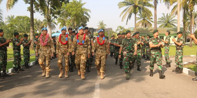Danyonif Raider 100/PS Sambut Personil Penugasan Satgas TNI Konga & Dik Raider Danyonif Raider 100/PS Sambut Personil Penugasan Satgas TNI Konga & Dik Raider