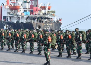 Pangdam I/BB Berangkatkan Satgas Yonif Raider 100/PS Tugas ke Perbatasan RI- PNG