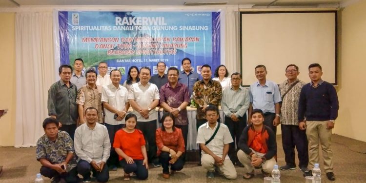 Rakerwil Panitia Spiritualis Danau Toba -Gunung Sinabung dan Pimpinan Gereja