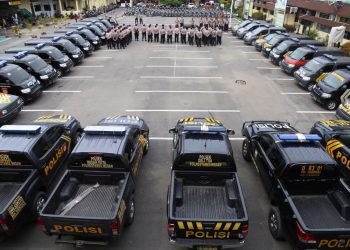 Kapolrestabes Pimpin Apel Unit Patroli dan Cek Randis Jajaran Polrestabes Medan