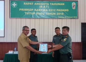 Primkop Kartika 0312/Padang Gelar RAT Tutup Buku Tahun 2018