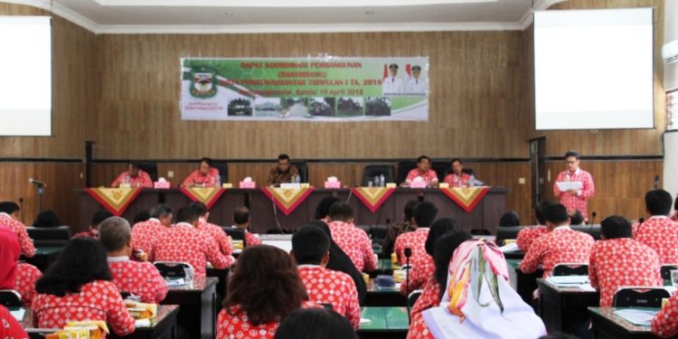 Rapat Koordinasi Pembangunan Triwulan I Tahun 2018 Pematangsiantar Digelar