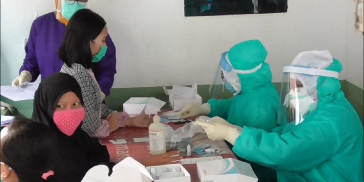 Hasil Rapid Test di Jalan Singosari, Ditemukan Satu Orang Reaktif Corona