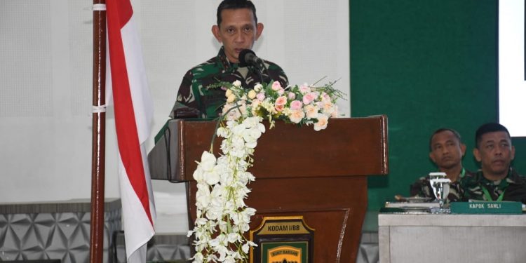 Buka Rapim Kodam I/BB TA 2020, Pangdam Tekankan Penguatan Sinergitas TNI -POLRI