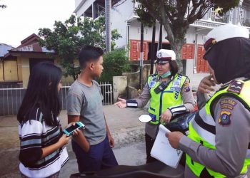 1406 Pengendara di Siantar Ditindak Selama Selama Operasi Patuh Toba 2019