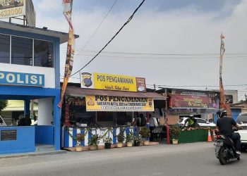 STTC Perusahaan Rokok dari Siantar Dirikan Puluhan Pospam Natal dan Tahun Baru yang Tersebar di Sumatera Utara