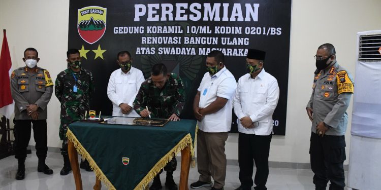 Pangdam I/BB Resmikan Kantor Koramil 10/ML Kodim 0201/BS Pangdam I/BB Resmikan Kantor Koramil 10/ML Kodim 0201/BS