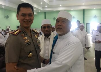 Kapolrestabes Medan Sambut Jamaah Haji Kota Medan