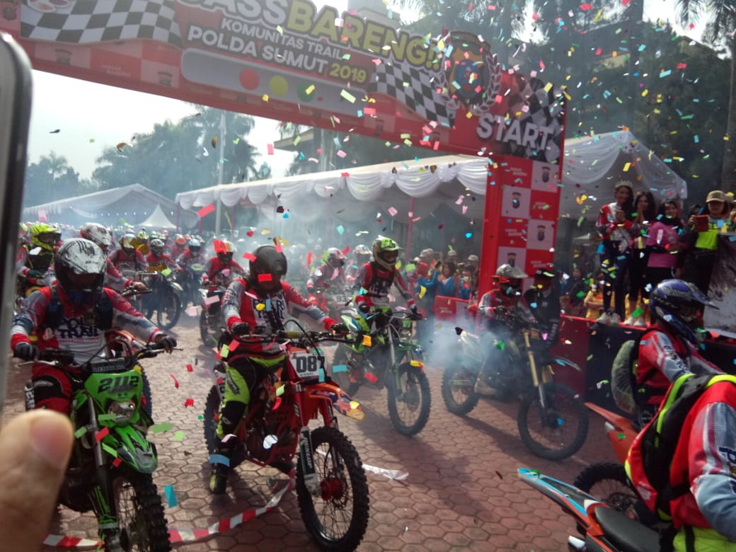 NgeGas Bareng Poldasu 2019, Pangdam I Bukit Barisan Hadir Bersama 2000an Rider NgeGas Bareng Poldasu 2019, Pangdam I Bukit Barisan Hadir Bersama 2000an Rider