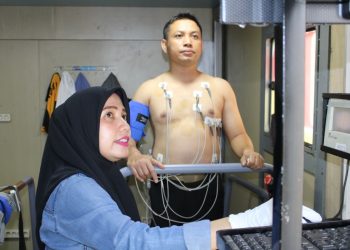 73 Personil Polres Tapteng Ikuti Pemeriksaan Kesehatan Berkala