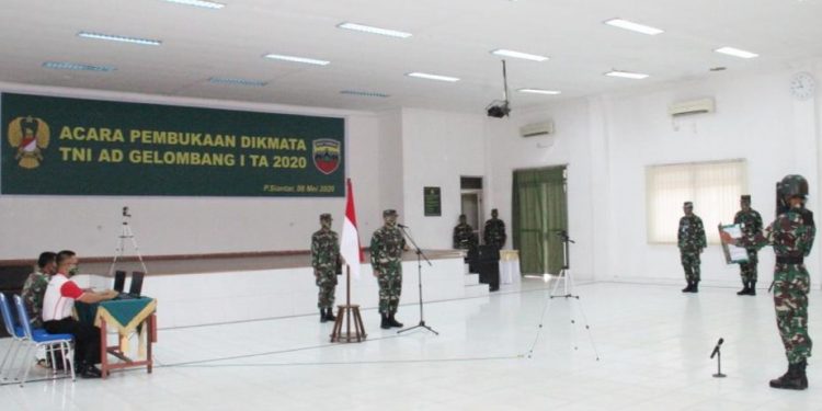 Danrindam I/BB Buka Dikmata TNI AD Gelombang I TA. 2020