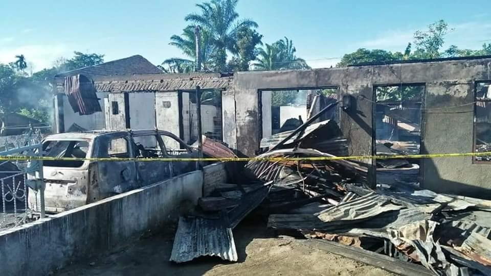 Kebakaran 4 Rumah di Panei Tongah Diduga Akibat Dibakar Dua Pria