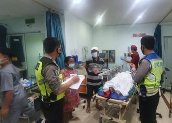 Naik Revo, Rusiati Ompusunggu Ditabrak Kereta Api di Siantar