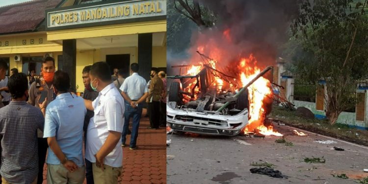 Kapolres Madina AKBP Horas Tua Silalahi Paparkan Kronologi Kerusuhan di Mompang Julu, Mandailing Natal