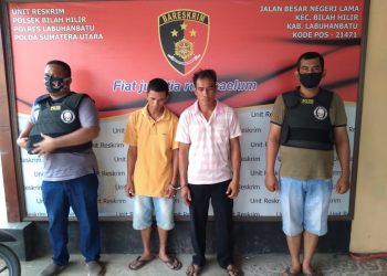 Iwan Nasution dan Hadi Nasution, Dua Warga Tanjung Sarang Elang Diciduk Bawa Sabu