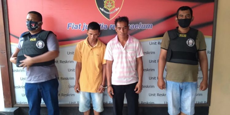 Iwan Nasution dan Hadi Nasution, Dua Warga Tanjung Sarang Elang Diciduk Bawa Sabu