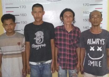 Empat Pelaku Jaringan Narkoba Sabu dan Ganja Rambung Merah Pensiun Dini