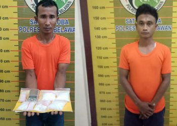 Pengedar Sabu Seret Bandarnya ke Polres Pelabuhan Belawan