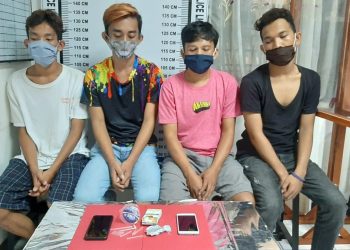 Elyakim dan 3 Temannya Pesta Sabu di Kamar City Hotel Siantar