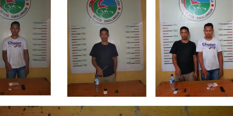 Pengedar dan Pengguna Sabu Diringkus Polres Simalungun dari Dua Kabupaten