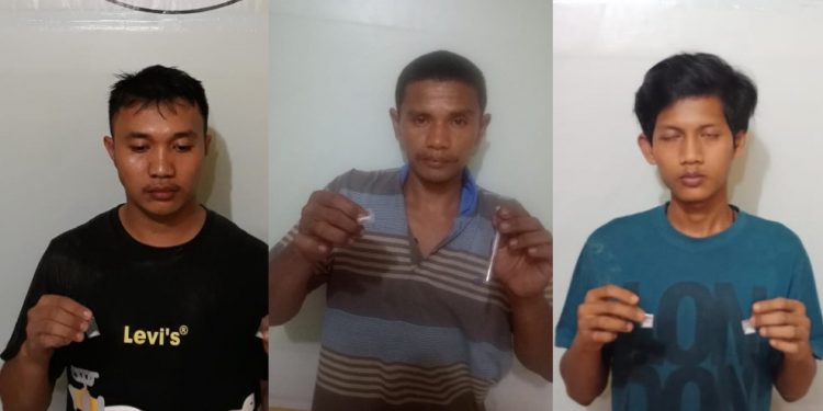 Tiga Pria Terlibat Narkoba Diringkus Polres Simalungun, Satu warga BDB Siantar
