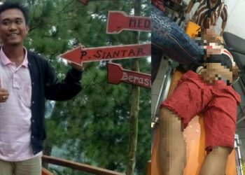 Tabrak Siti Hajar Simanjuntak, Sakti Sianturi Terpental dan Tewas