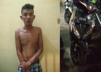 Kepergok Curi Sepeda Motor Warga Jalan Melati, Salah Sitorus Nyaris jadi Bangke