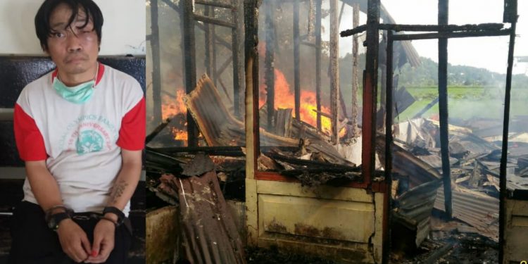 Minta Uang Tak Diberi, Sanggam Hutagalung Bakar Rumah Orangtuanya