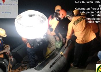 Bocah Enam Tahun Terpeleset dan Hanyut Terseret Arus Sungai Tembung